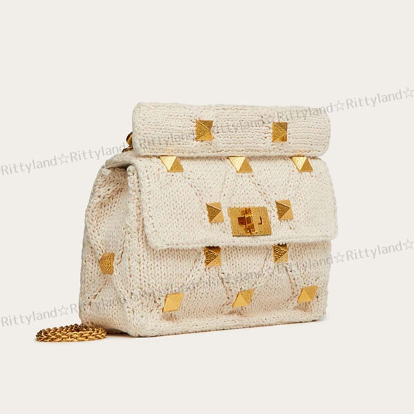 【滝沢眞規子さん愛用】21SS★VALENTINO/ニットショルダーバッグ WW2B0I82ZDAE01